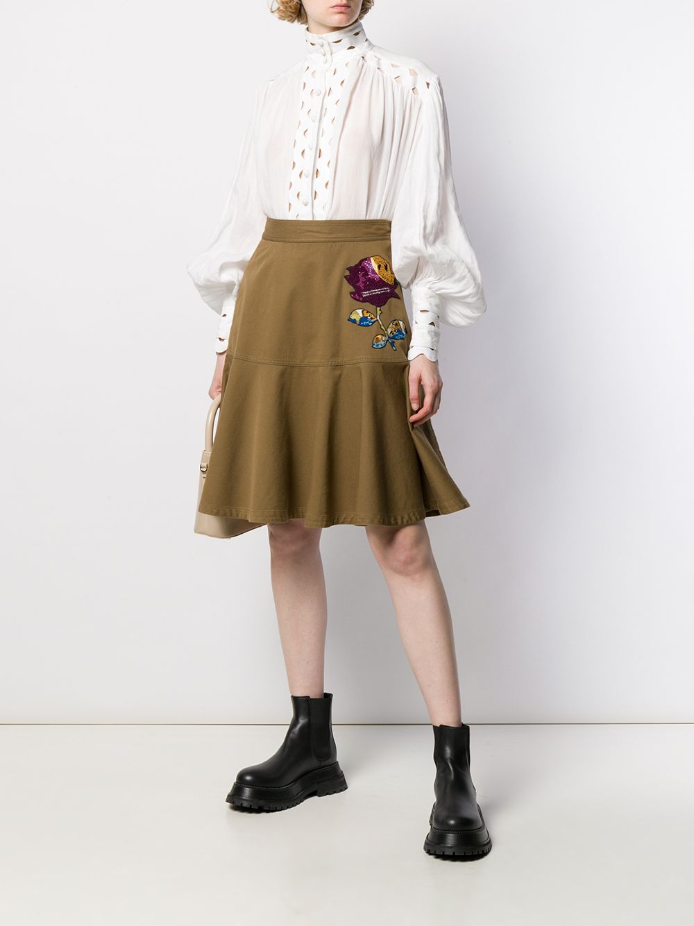 Valentino Garavani X Undercover Sequin Embroidery Skirt