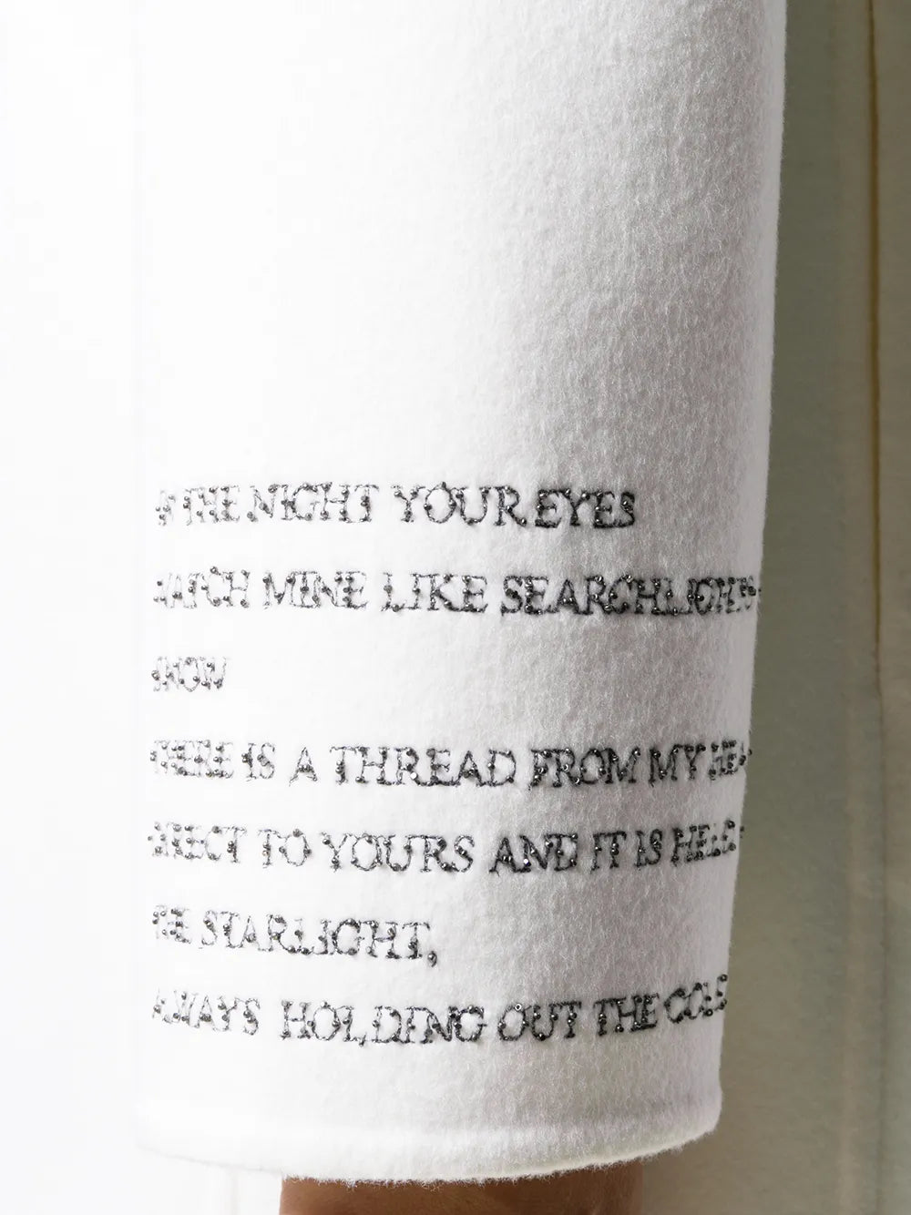 Valentino Garavani Poem Detail Single Breasted Coat