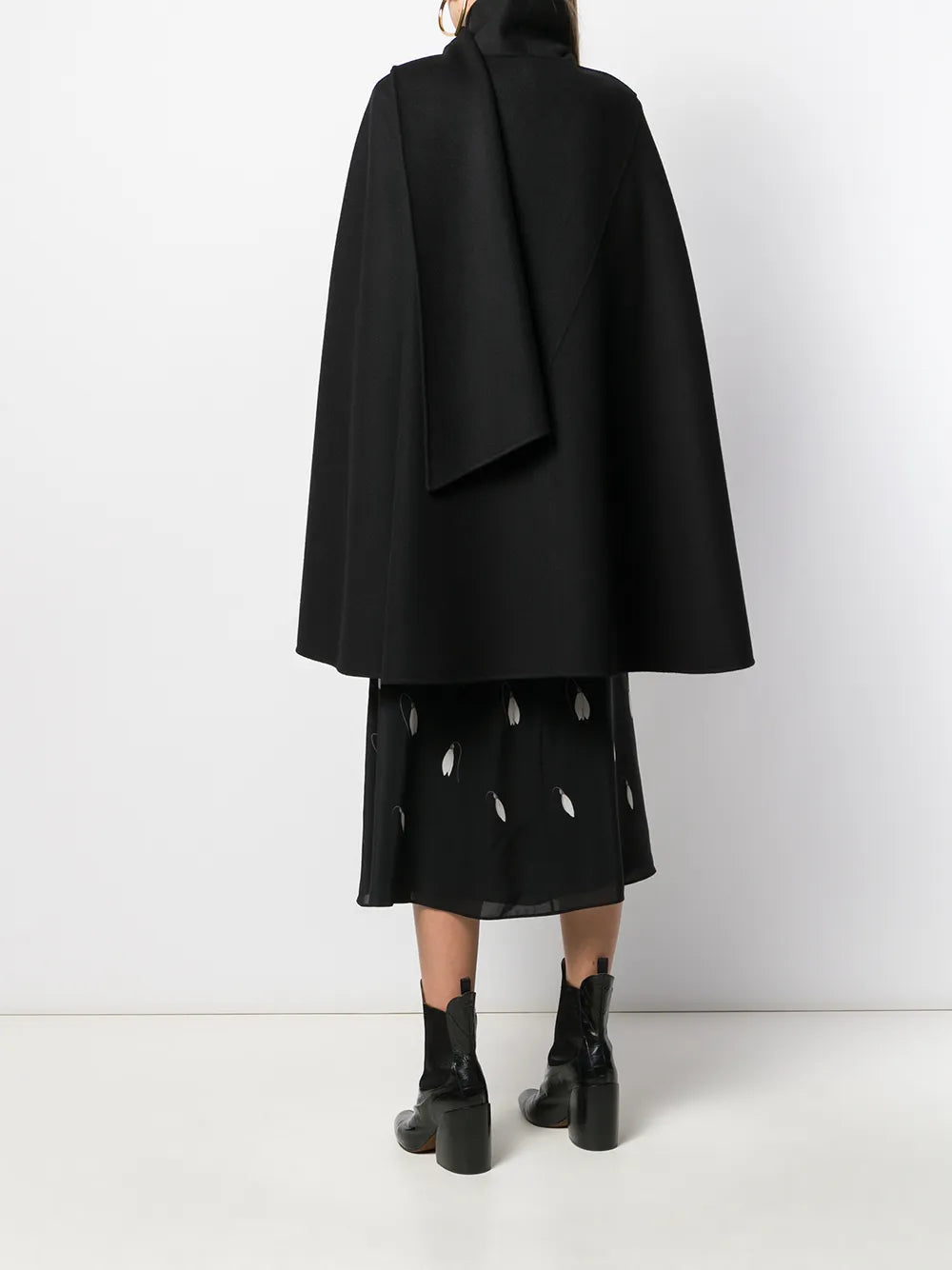 Valentino Garavani Asymmetric Draped Cape