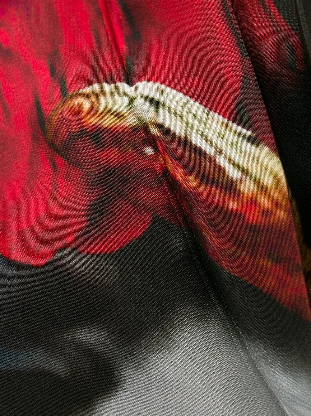 Valentino Garavani X Undercover Print Pleated Skirt 44 Black,Multicolor