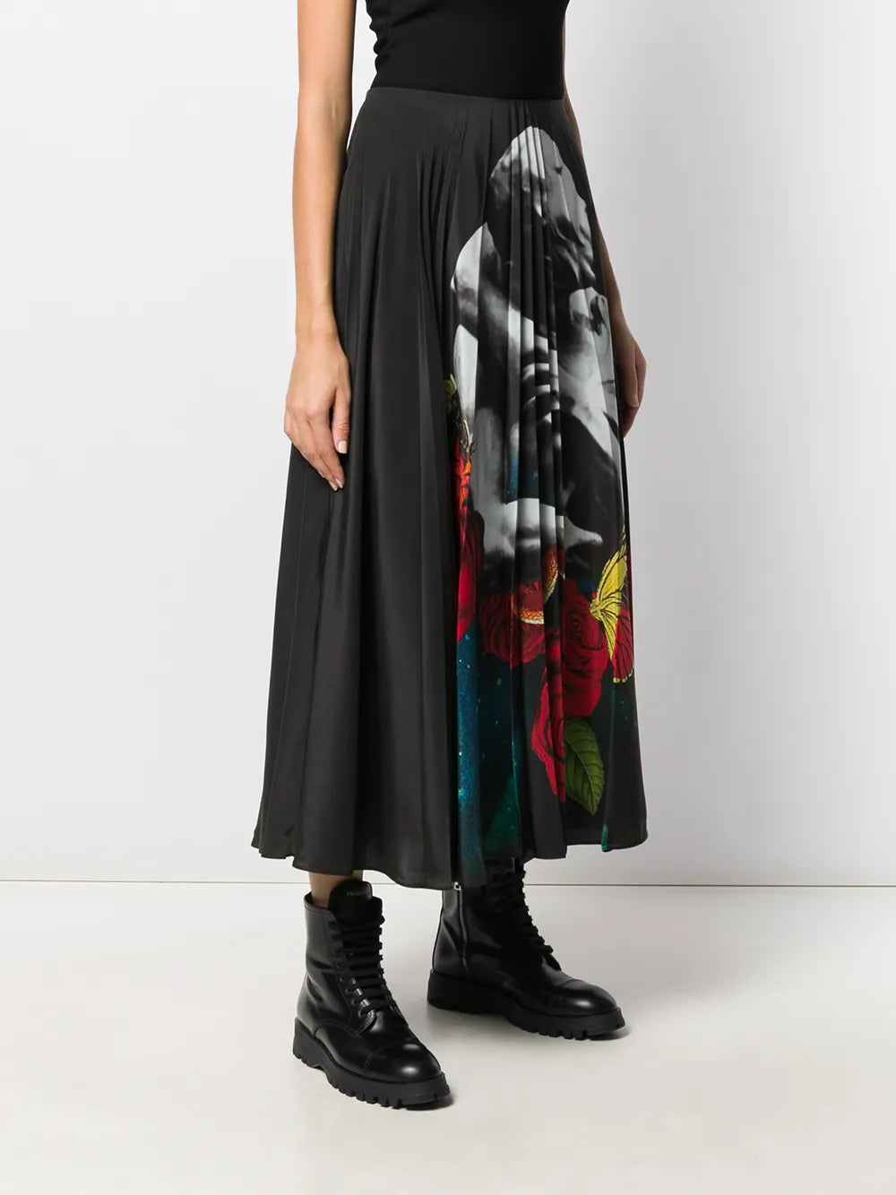 Valentino Garavani X Undercover Print Pleated Skirt