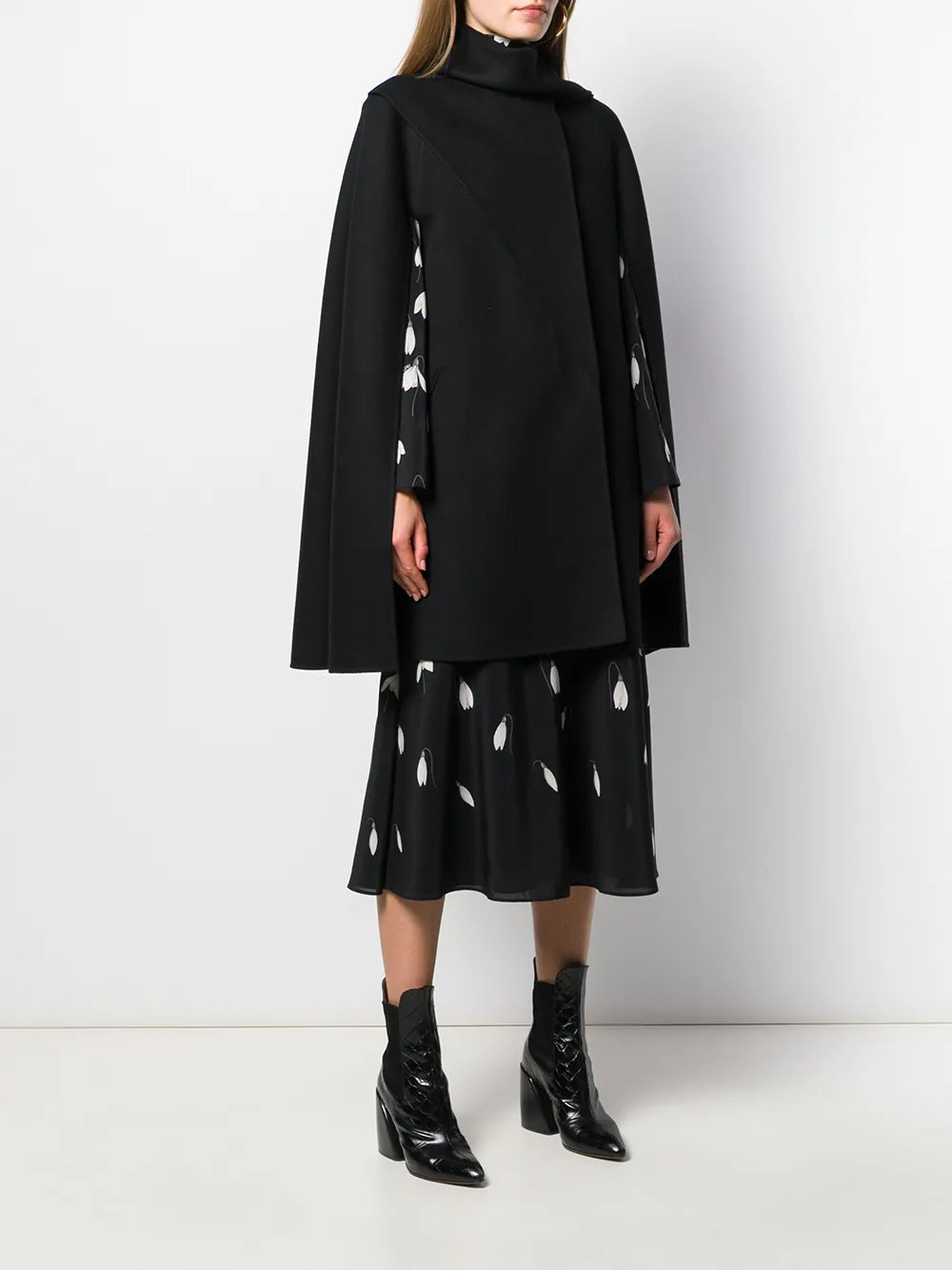 Valentino Garavani Asymmetric Draped Cape