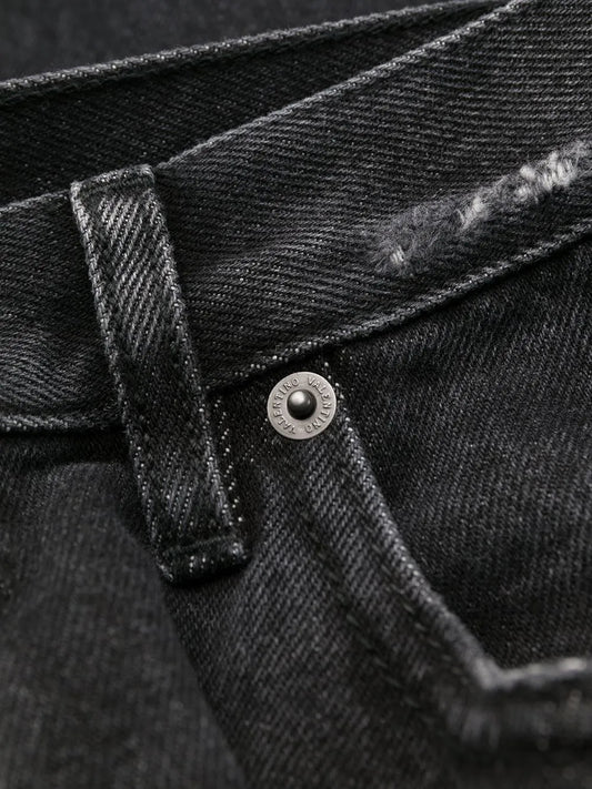 Valentino Garavani Vlogo Straight-Leg Jeans 34 Black