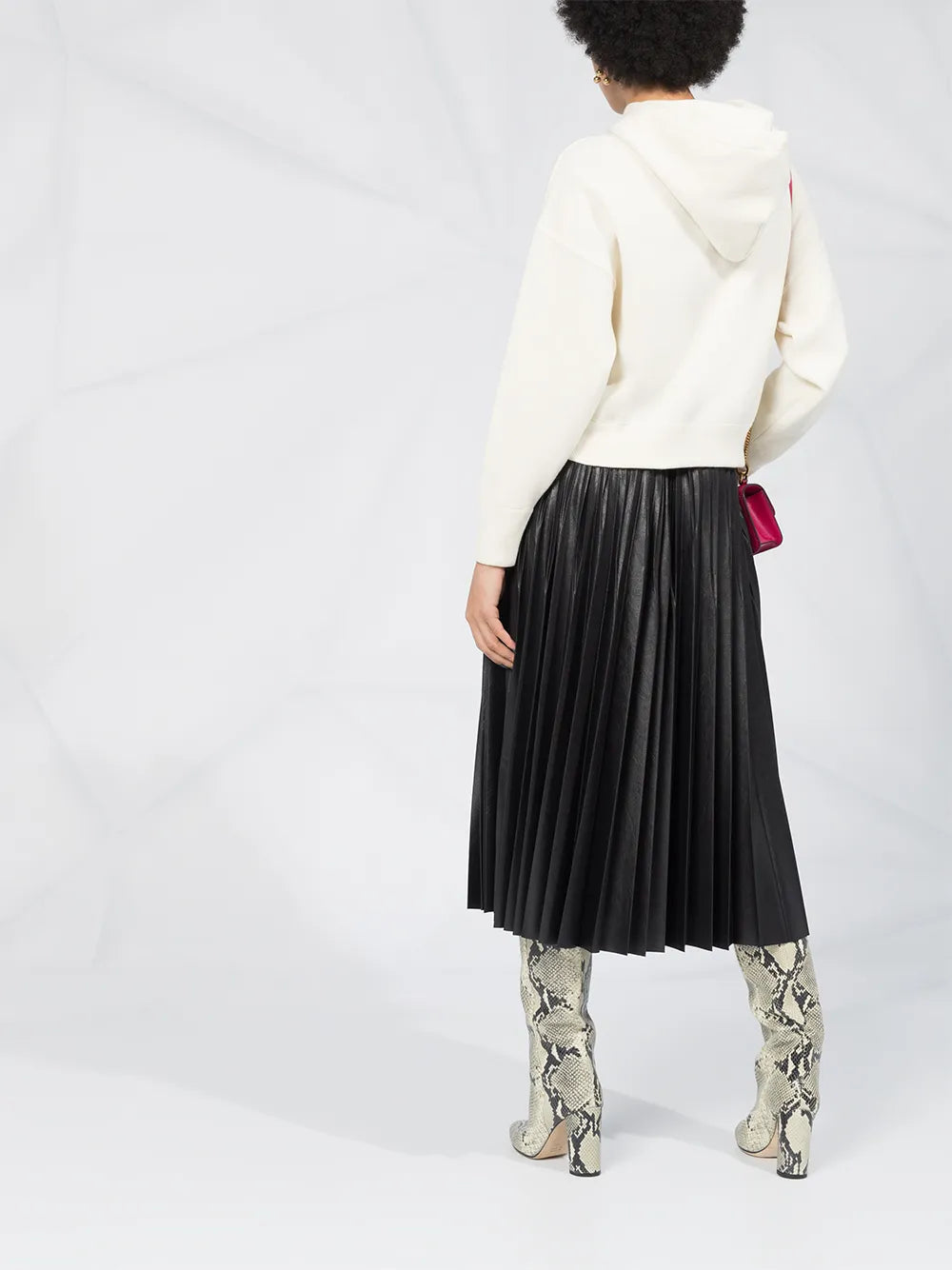 Valentino Garavani Cropped Hoodie Regular 4 (S) Ivory