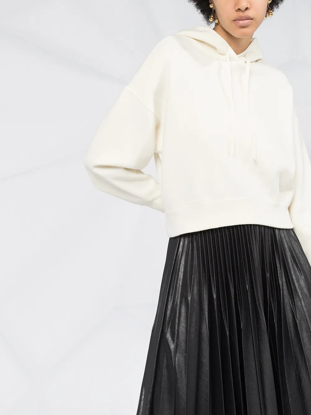 Valentino Garavani Cropped Hoodie