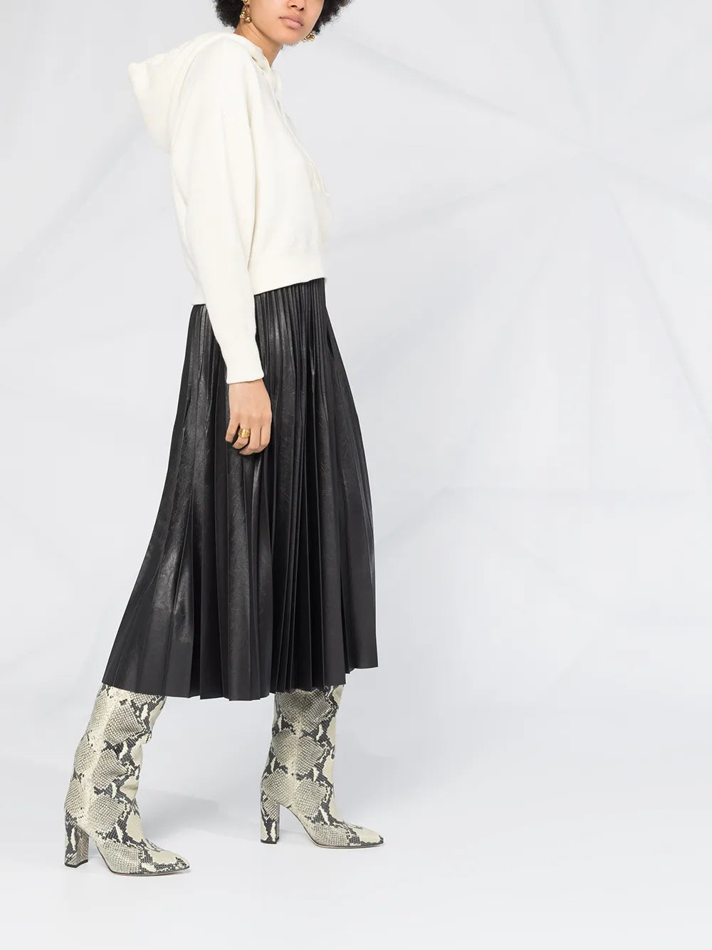 Valentino Garavani Cropped Hoodie