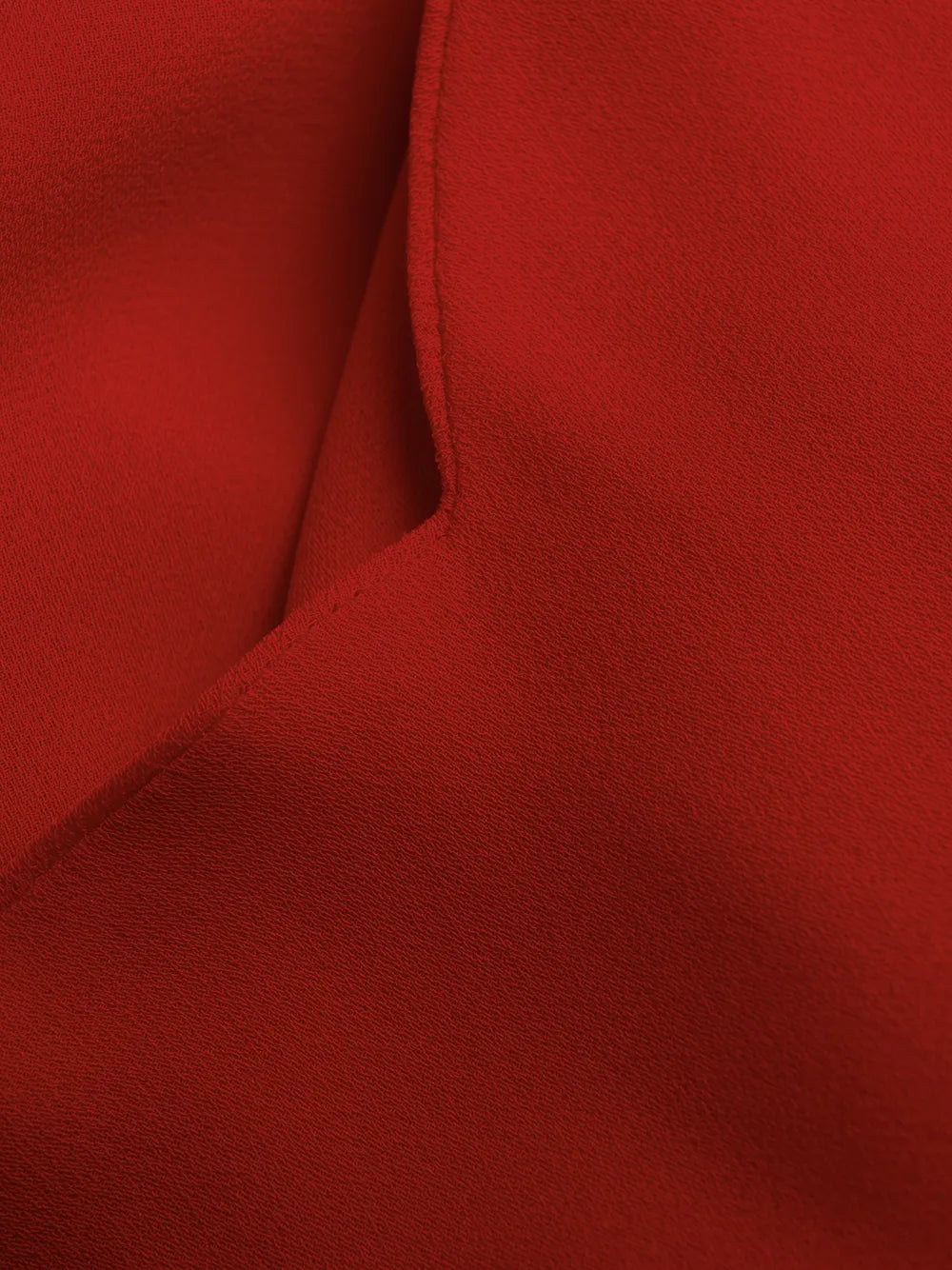 Valentino Garavani Frilled Tulip-Sleeve Blouse 42 Red