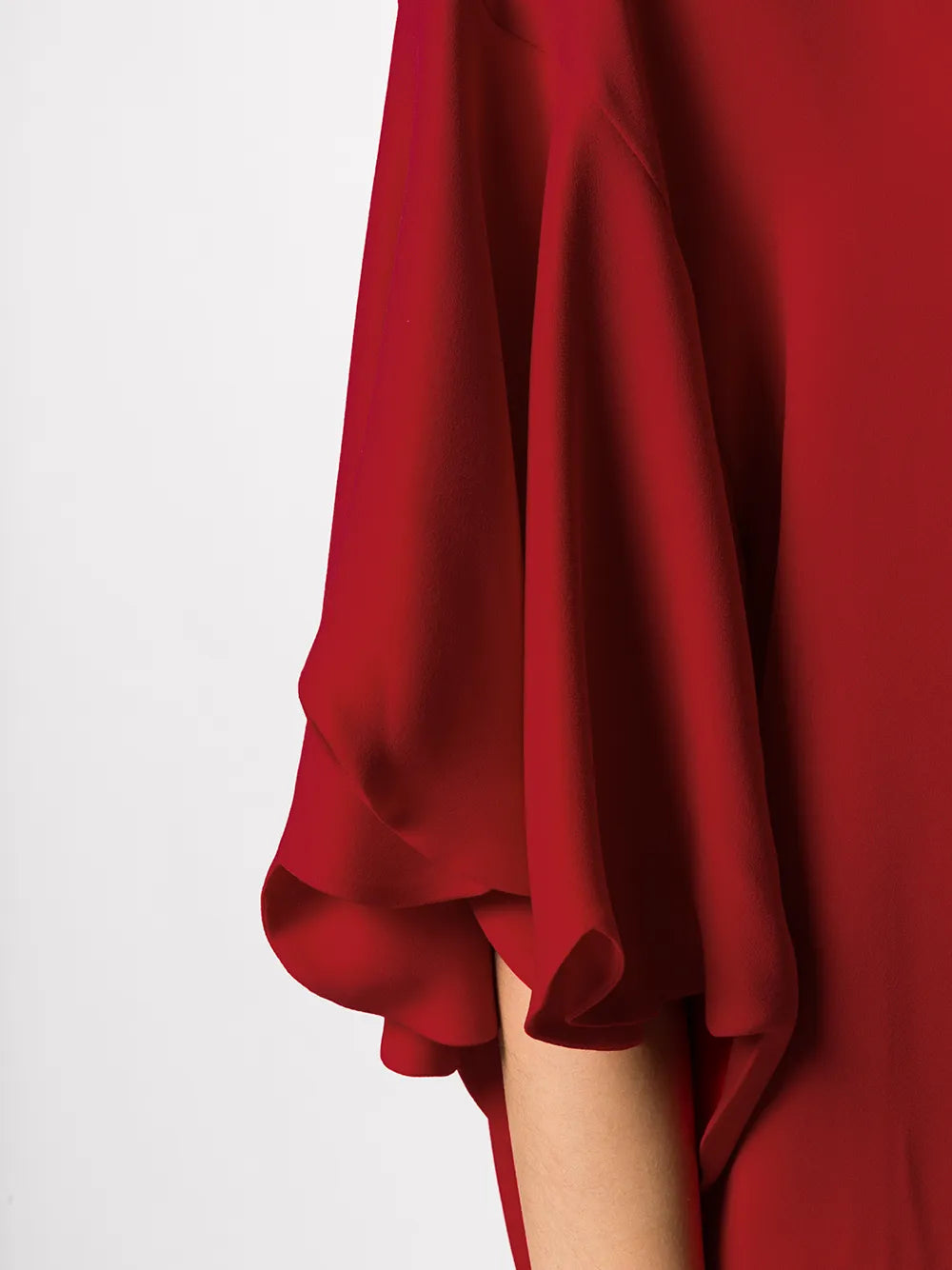 Valentino Garavani Frilled Tulip-Sleeve Blouse