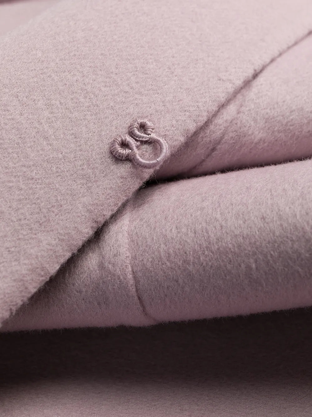 Valentino Garavani Scalloped Hem Cape 40 Lilac