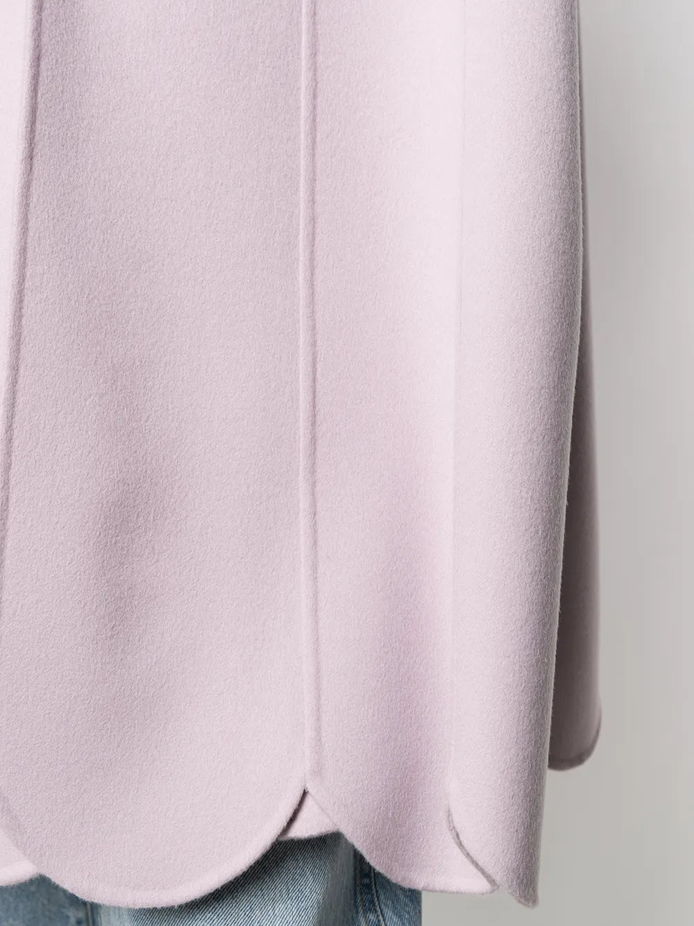 Valentino Garavani Scalloped Hem Cape