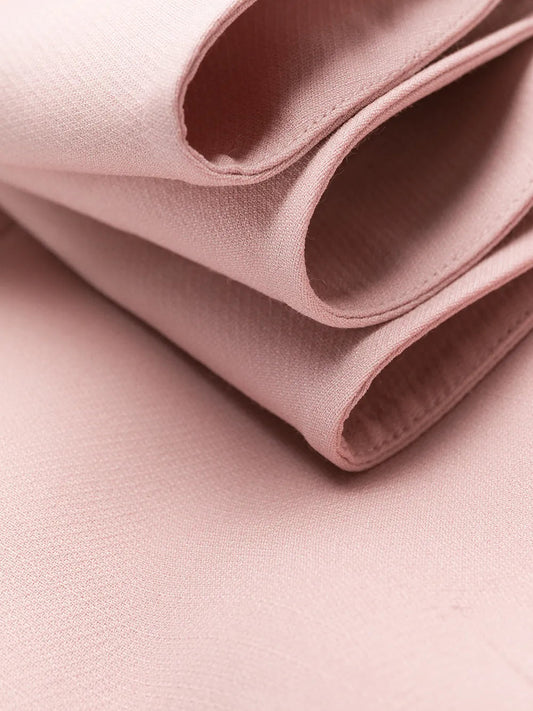 Valentino Garavani Embellished Trim Flared Dress 40 Pink