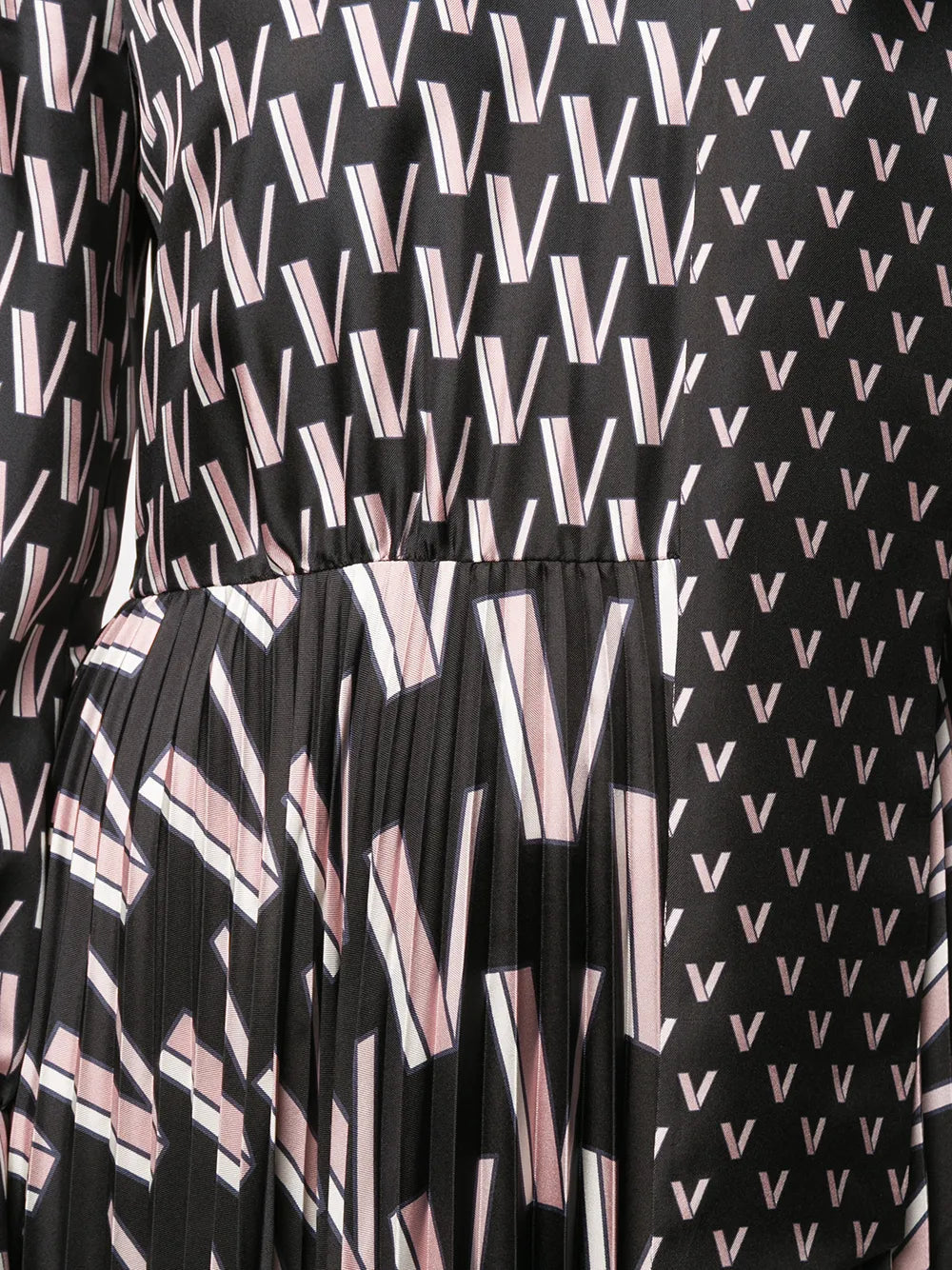 Valentino Garavani Double Vlogo Pussy-Bow Dress