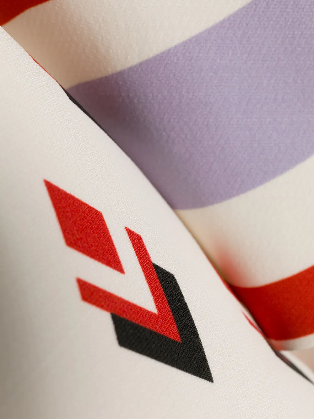 Valentino Garavani Geometric-Print Dress 42 Ivory,Multicolor