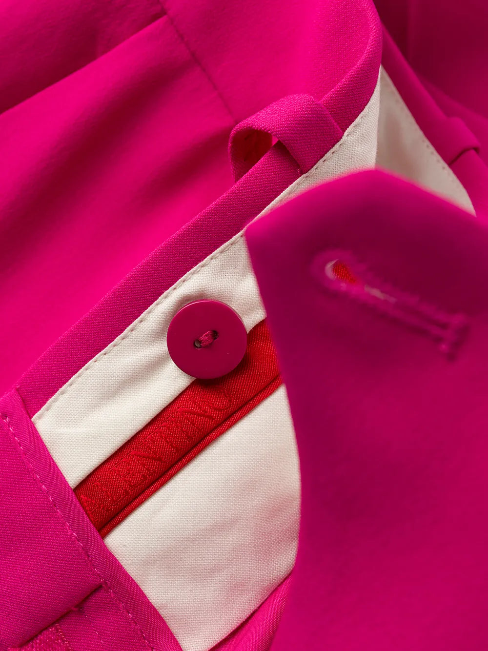 Valentino Garavani Mid-Rise Straight Trousers 44 Pink