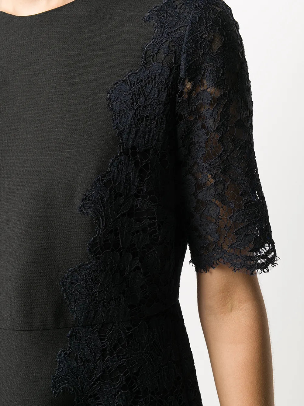 Valentino Garavani Lace Sleeve Dress