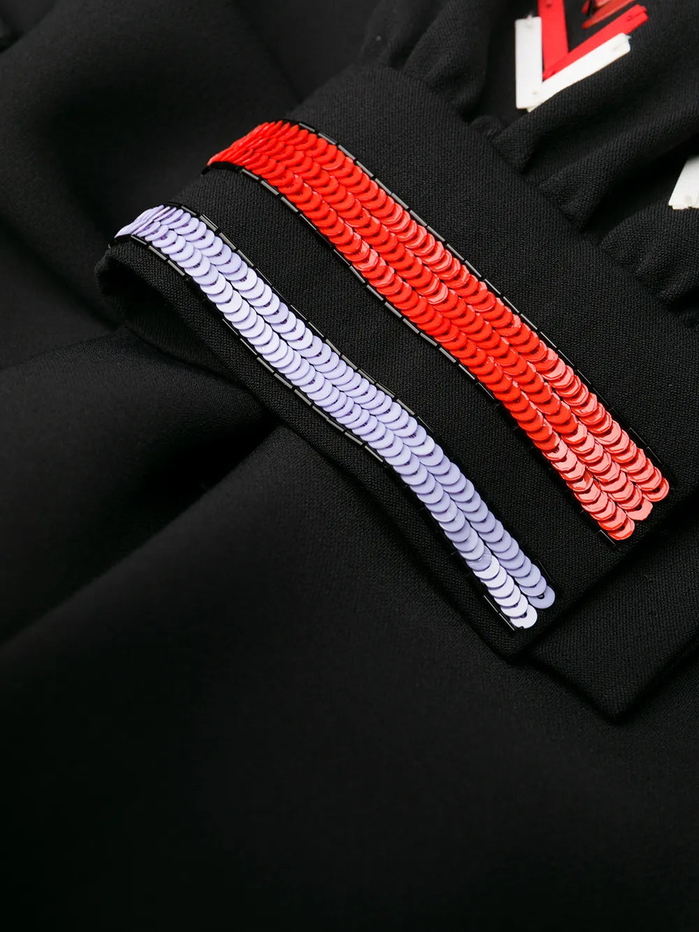 Valentino Garavani Sequin-Detail Long-Sleeve Dress