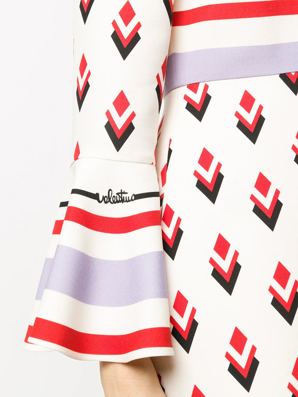 Valentino Garavani Geometric-Print Dress