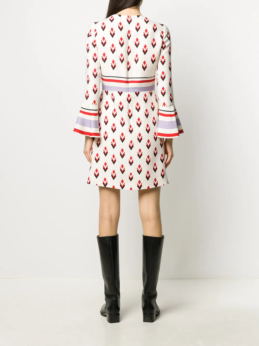 Valentino Garavani Geometric-Print Dress