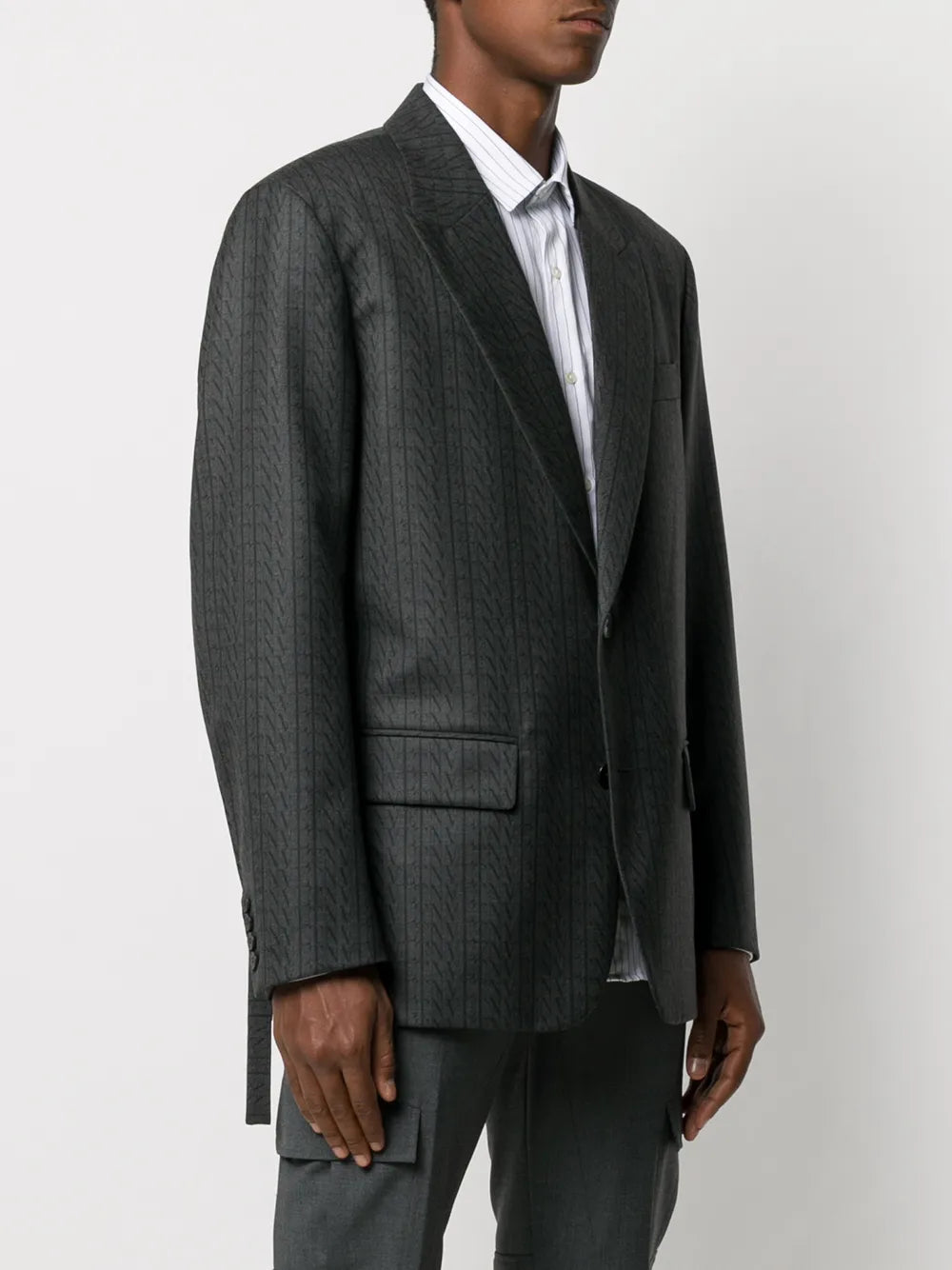 Valentino Garavani Vltn Print Single-Breasted Blazer