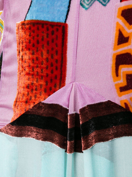 Valentino SWEATER Woman BLACK/AVORY/CARROT 42 Multicolour