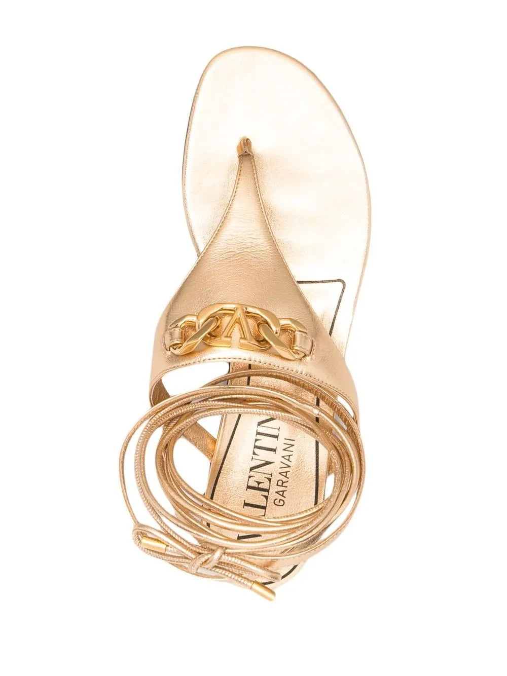 Valentino Garavani Vlogo Leather Sandals