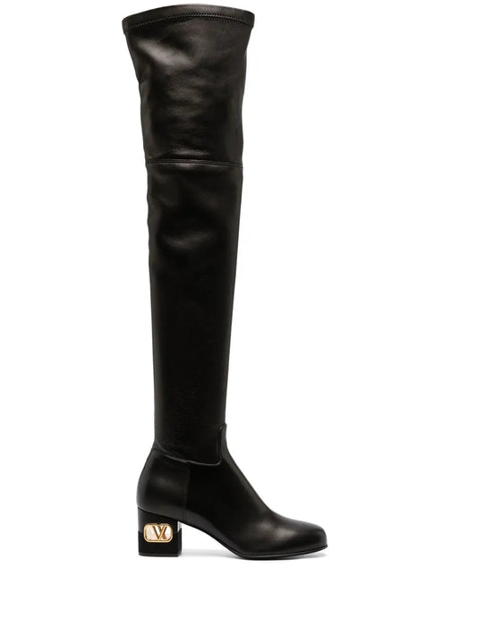 Valentino DRESS Woman WHITE/RED/BLACK 39 Black