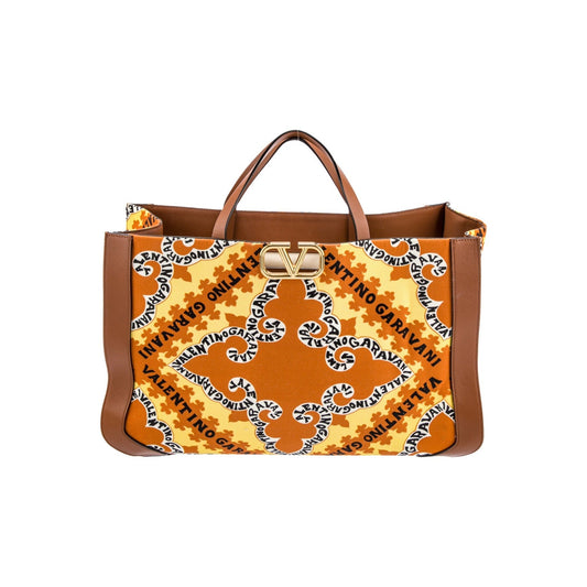 Valentino Garavani V'Logo Tote Bag ONE SIZE Brown
