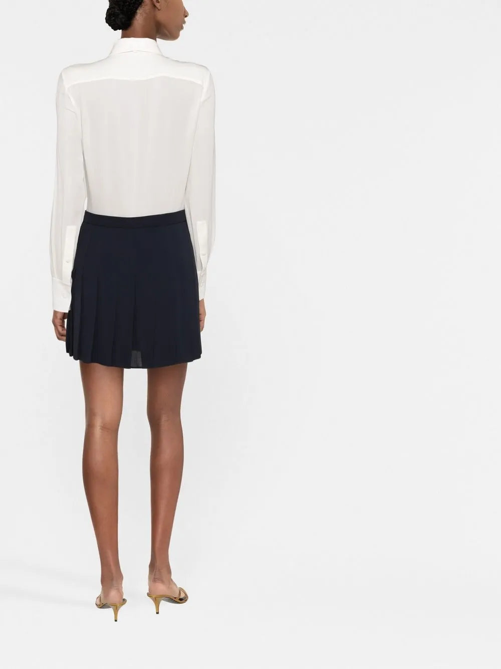 Valentino Garavani Pussy-Bow Collar Shirt Dress