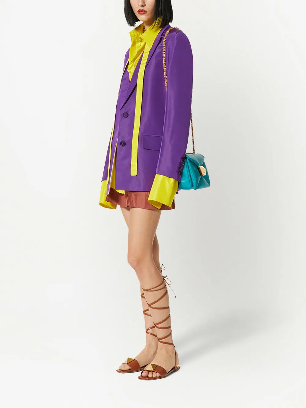 Valentino Long-Sleeve Silk Shirt