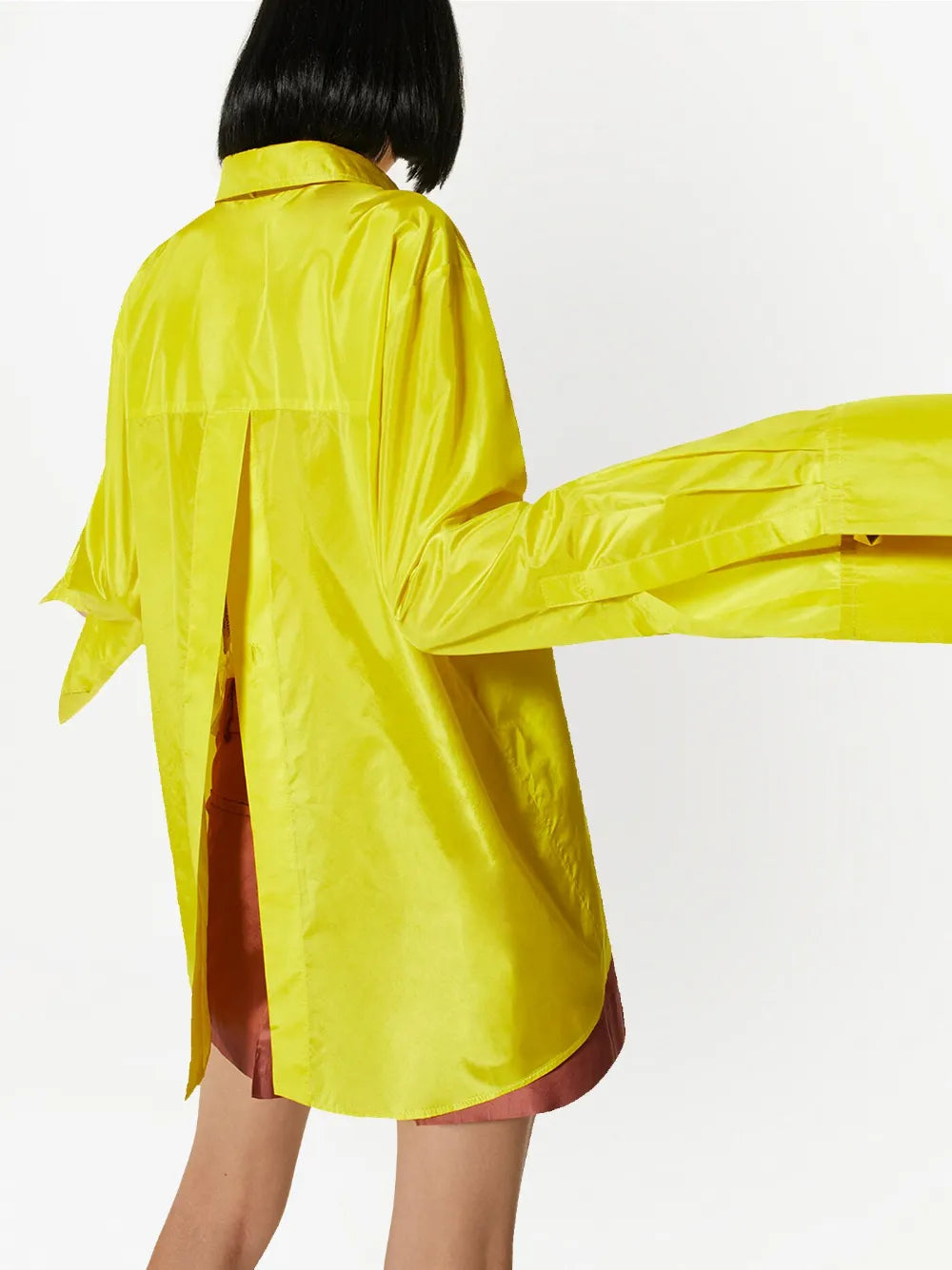 Valentino Long-Sleeve Silk Shirt