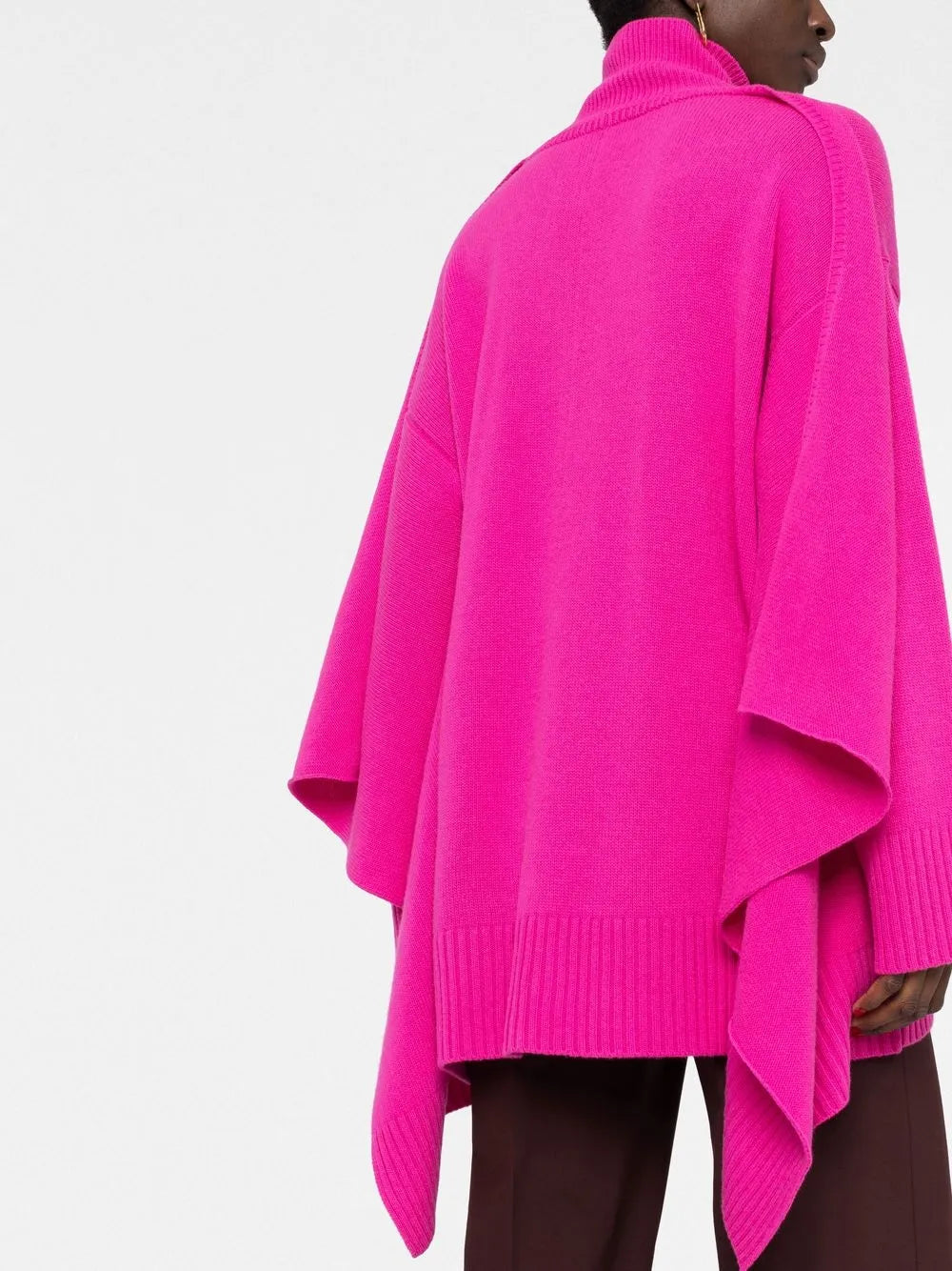 Valentino Garavani Draped Roll-Neck Jumper