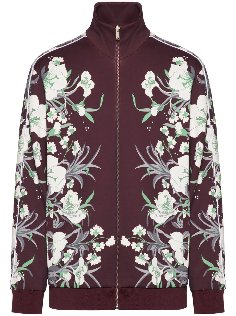 Valentino Garavani Graphic-Print Zip-Fastening Jacket Regular L Vinaccia,Green,Avor