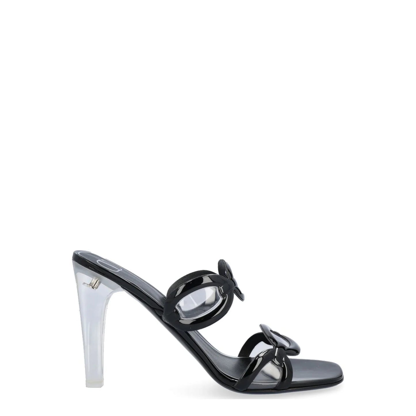 Valentino Garavani Chain Open Toe Sandals 36.5 Black