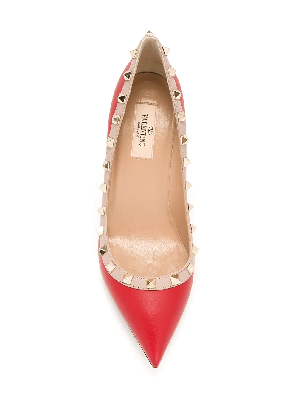 Valentino ANKLE STRAP Woman LIGHT IVORY 36.5 Red