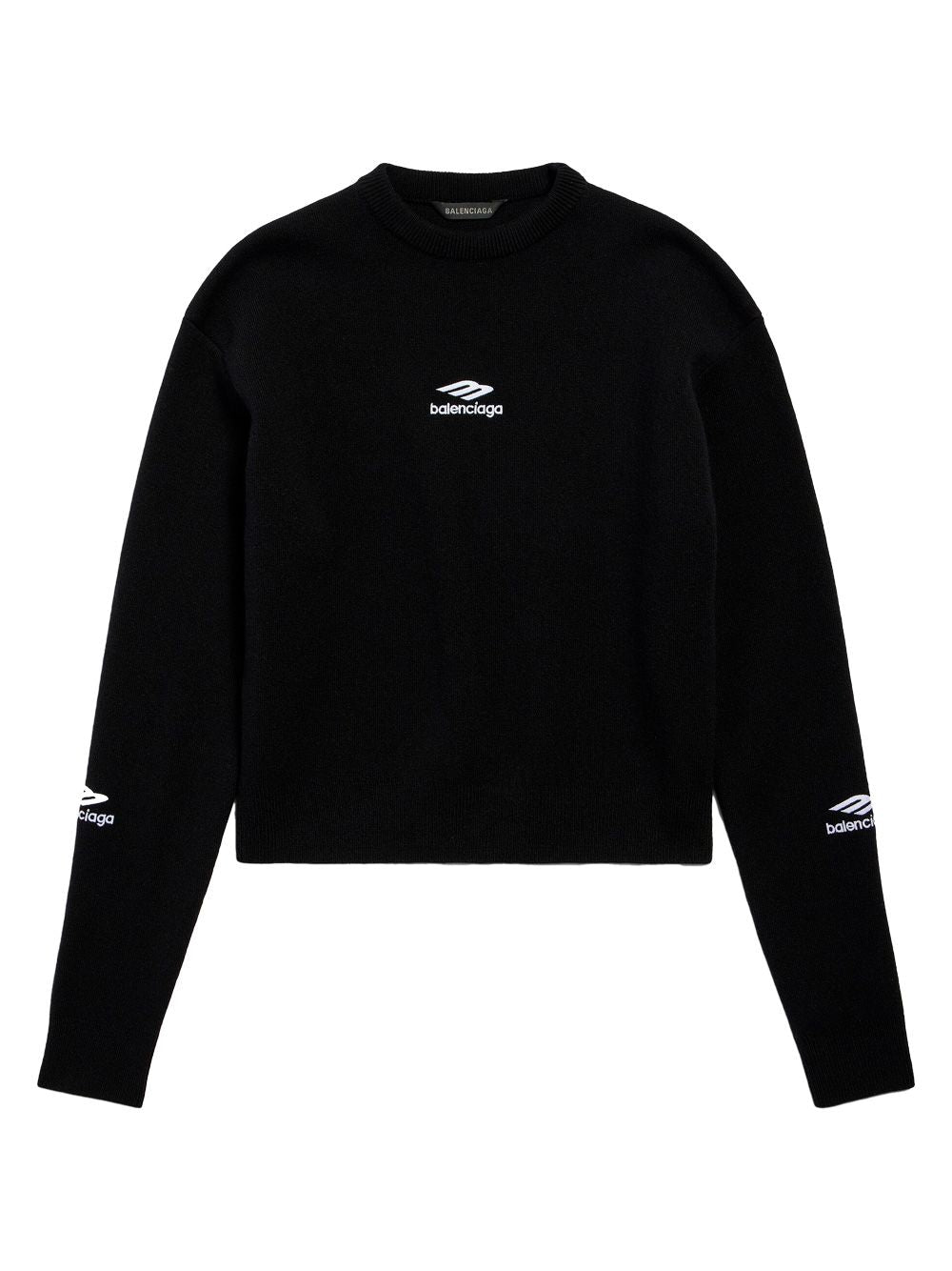 BALENCIAGA Wool Knit Ski Crewneck Sweater for Women - SS25 Edition