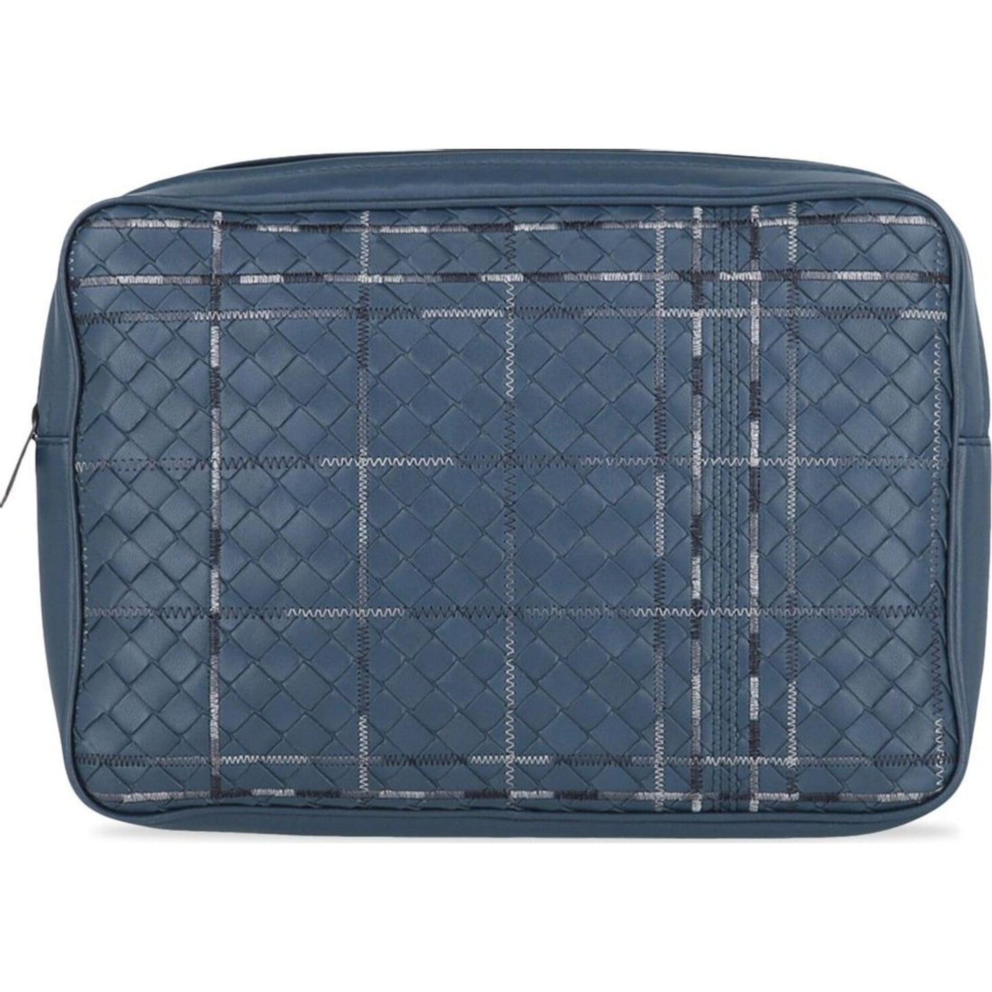 Bottega Veneta Metropolis Leather Wash Bag ONE SIZE Blue