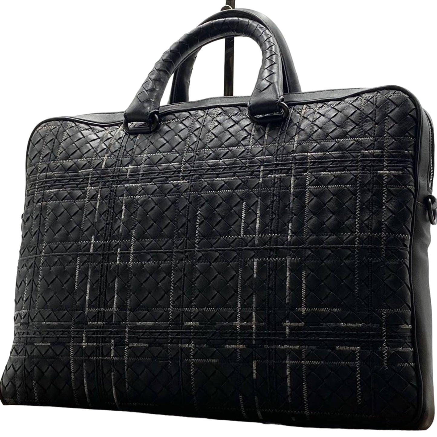 Bottega Veneta Atlas Intrecciato Leather Briefcase