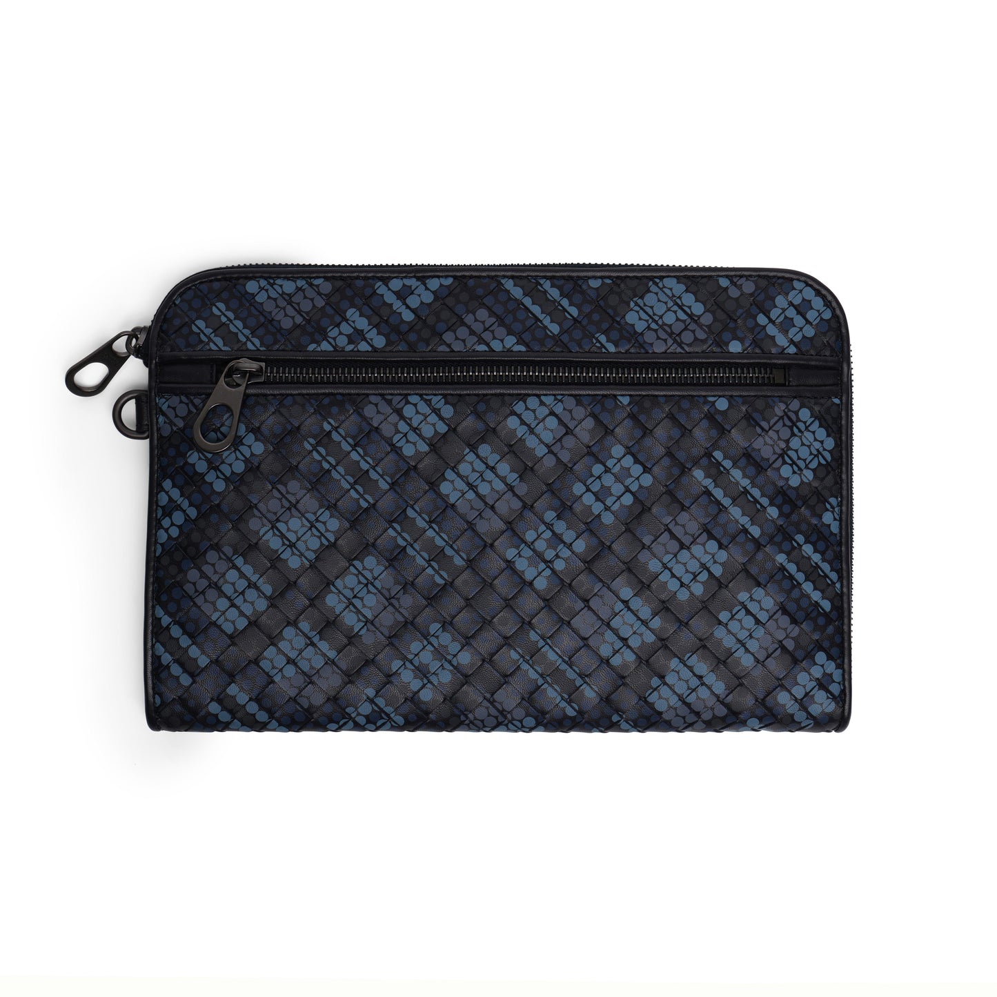 Bottega Veneta Intrecciato Polka Dot Document Case Wristlet