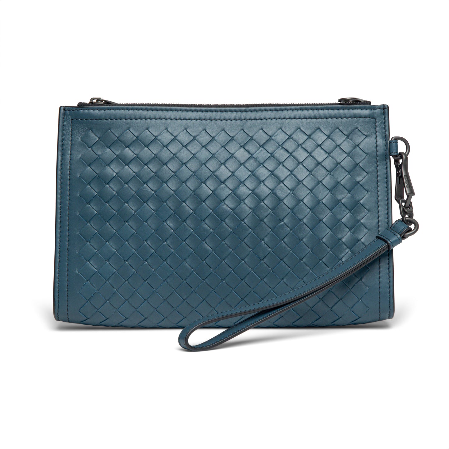 Bottega Veneta Intrecciato Leather Wristlet Bag