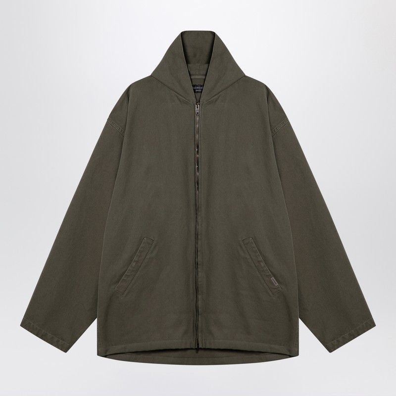 BALENCIAGA Heavy Cotton Hooded Jacket