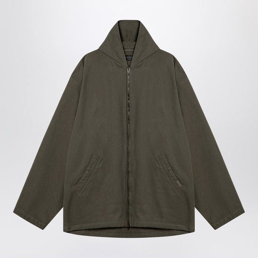 BALENCIAGA Heavy Cotton Hooded Jacket