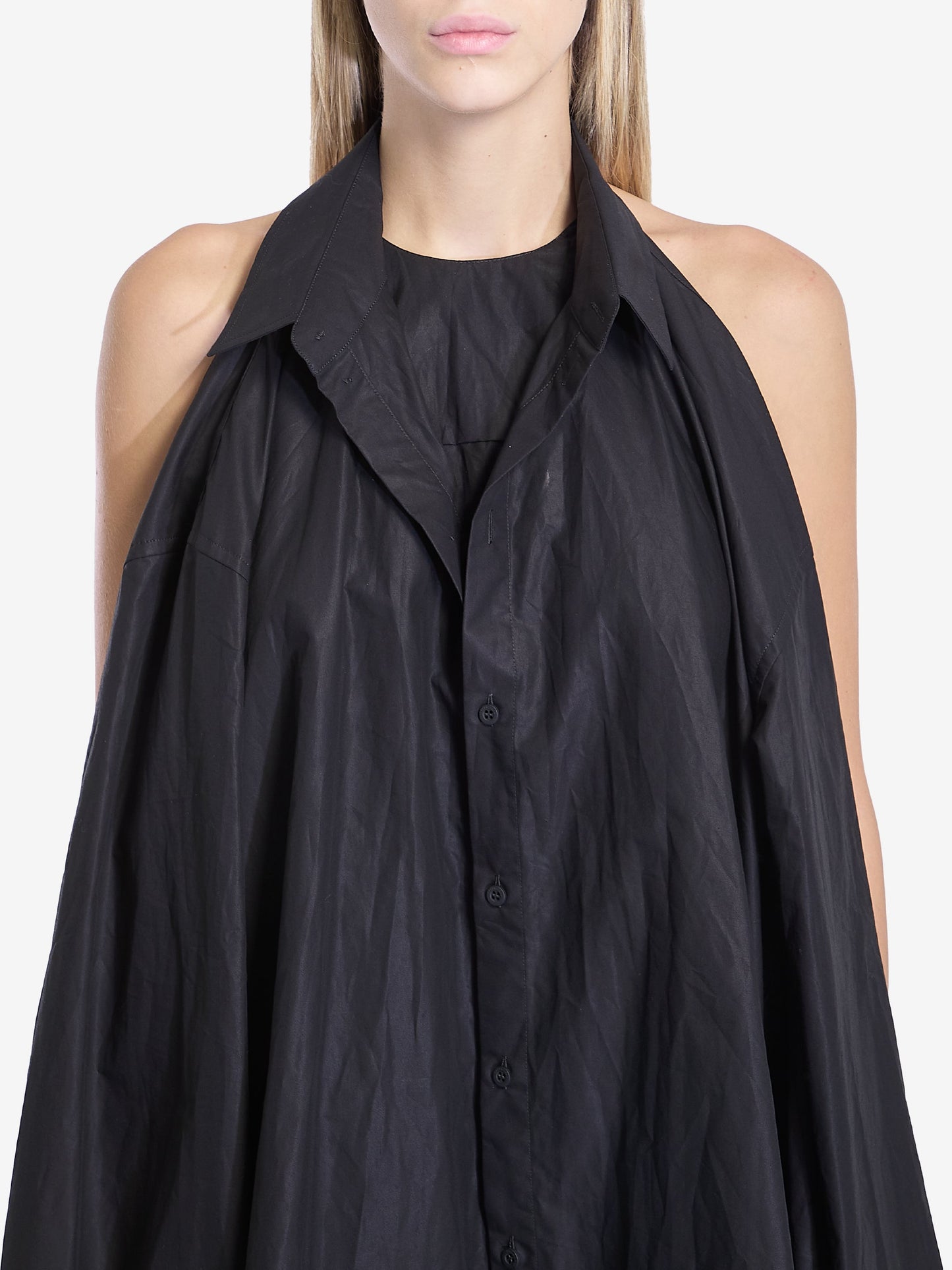 BALENCIAGA Suspended Mini Shirt Dress