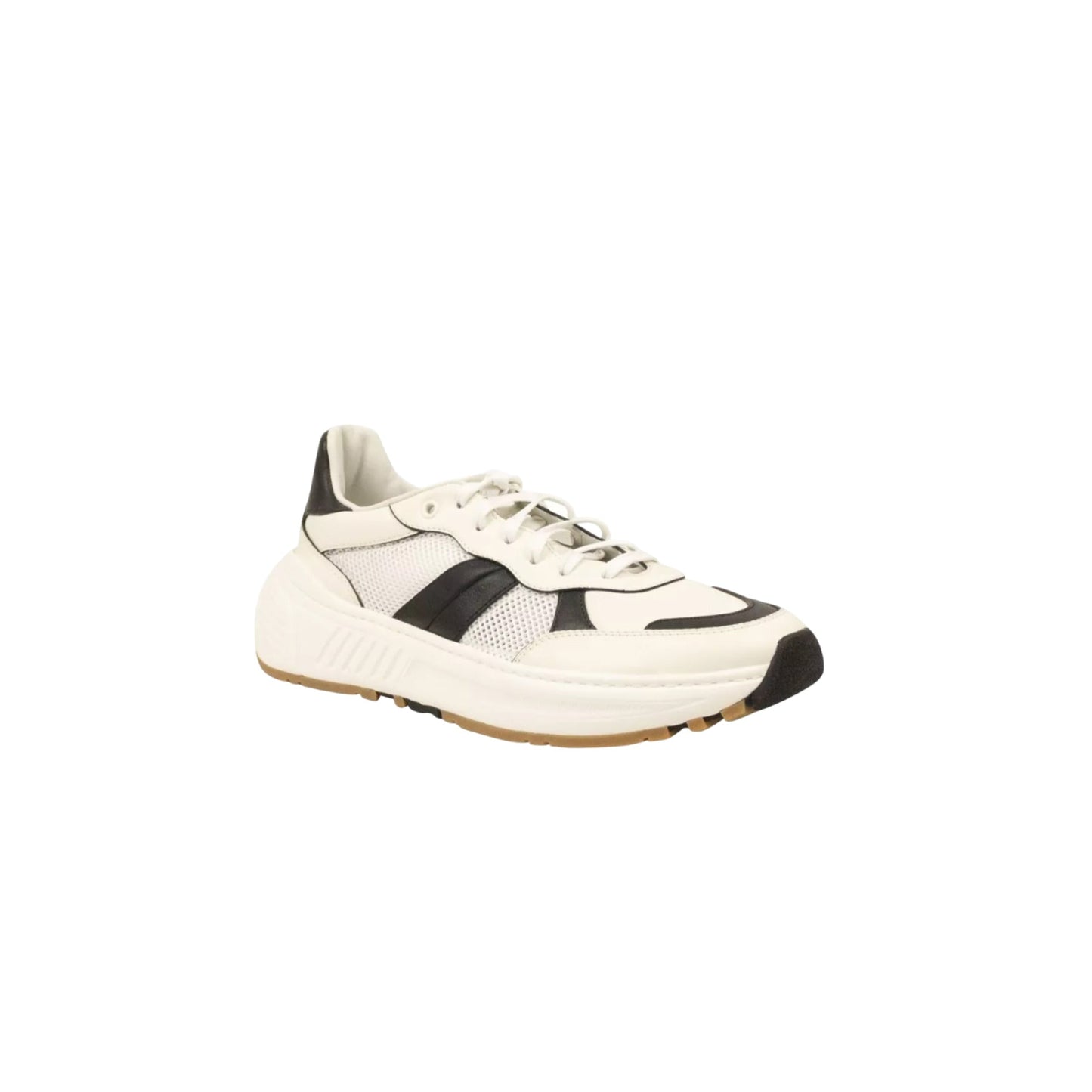Bottega Veneta Speedster Athletic Sneakers 40 White,Black