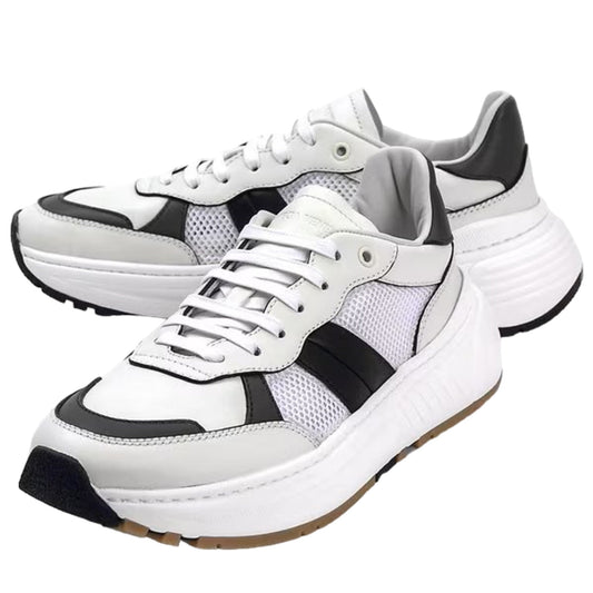 Bottega Veneta Speedster Athletic Sneakers 43.5 White,Black