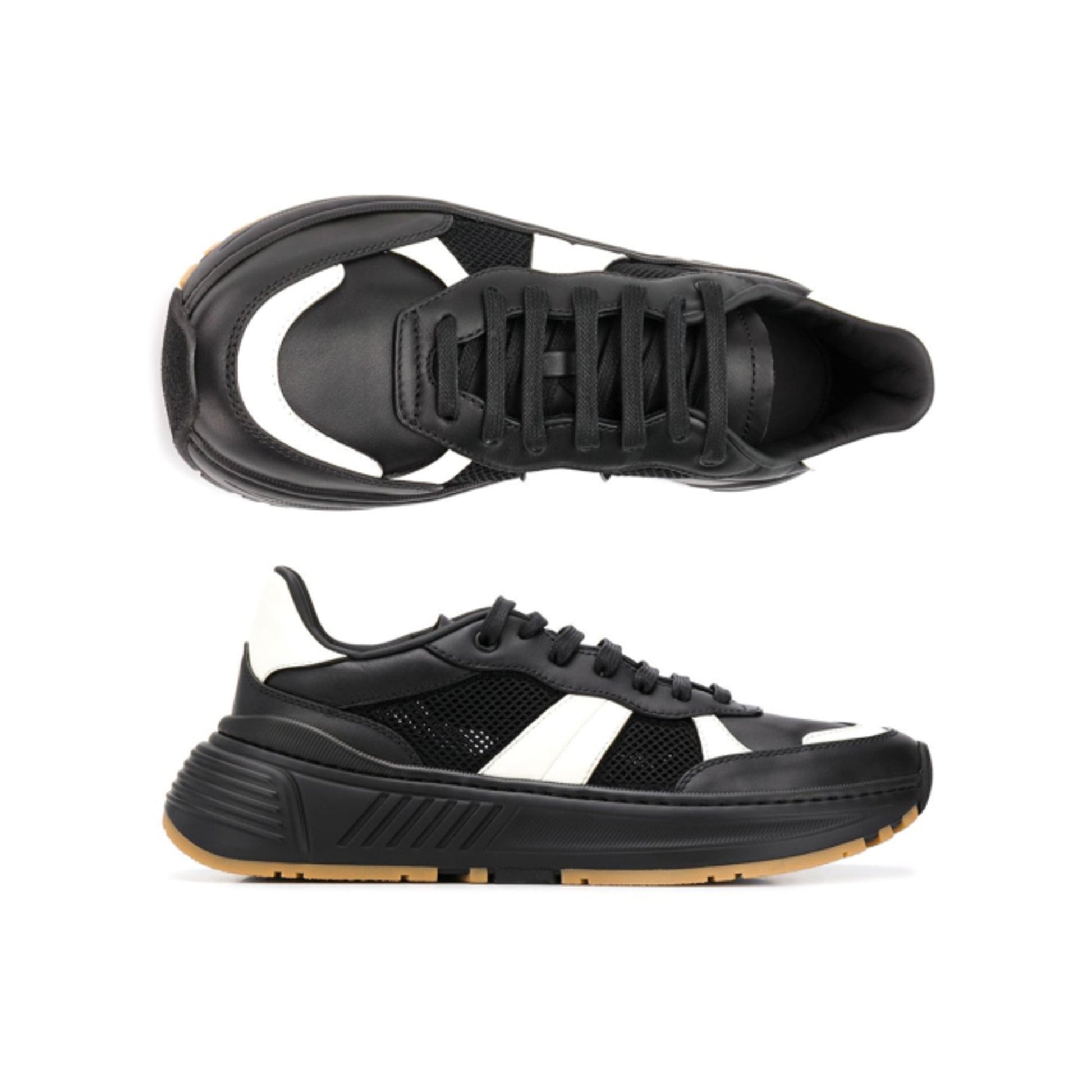 Bottega Veneta Speedster Athletic Sneakers 40 Black