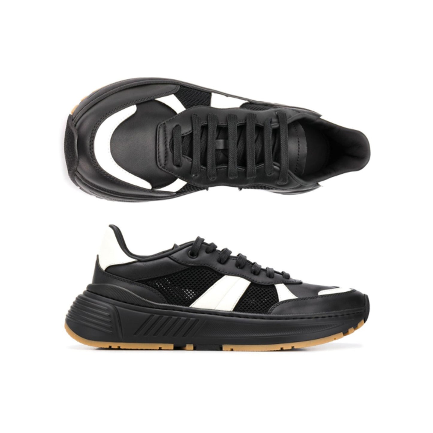 Bottega Veneta Speedster Athletic Sneakers 41.5 Black