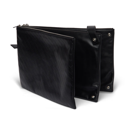 Bottega Veneta 3-Compartment Crossbody Bag ONE SIZE Black