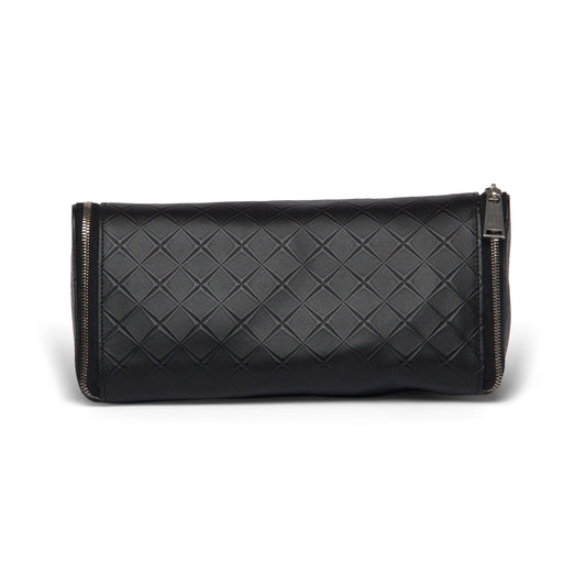 Bottega Veneta Leather Black Clutch ONE SIZE Black