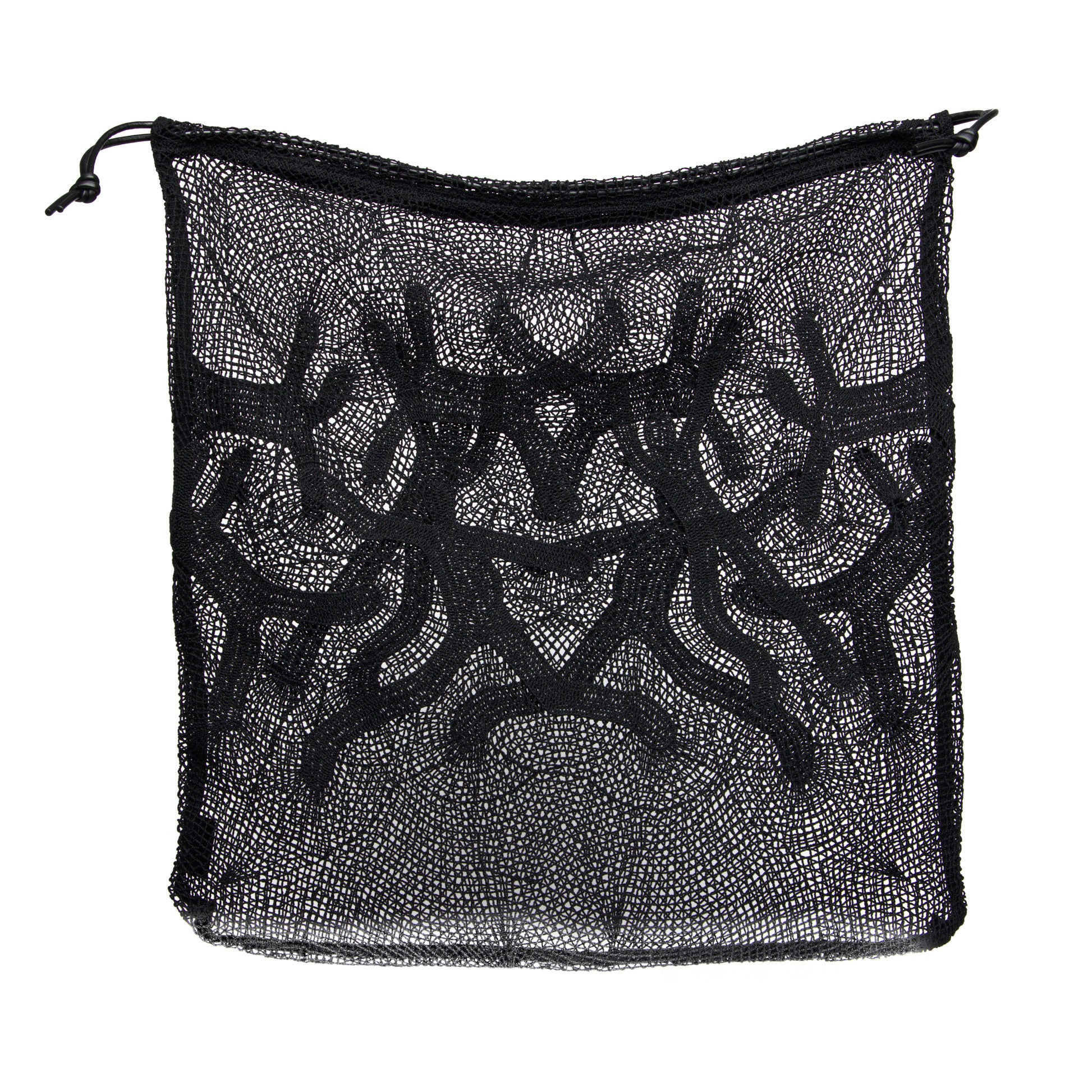 Bottega Veneta Bolso Mesh Drawstring Pouch ONE SIZE Black