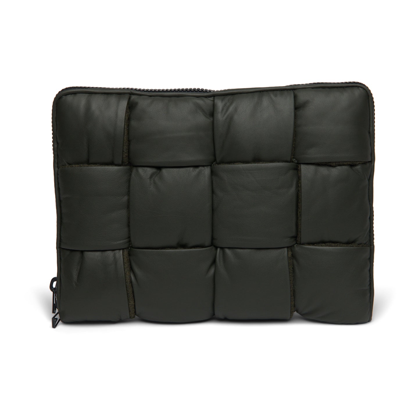 Bottega Veneta Men's Leather Padded Maxi Intrecciato Laptop Case